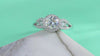 1Luxury Fashion Large Diamond Wedding Ring With Moissanite Silver Ring Prohibit Tk Sales