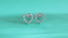 1From The Heart - Fashionable, Trendy And Affordable Jewelry With Moissanite S925 Sterling Silver And Platinum-plated Stud Earrings Prohibit TikTok sales