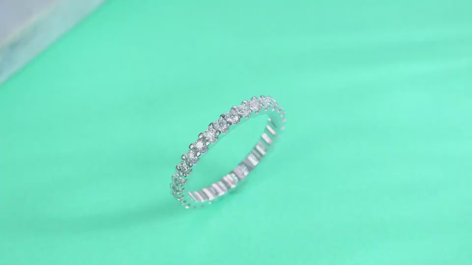1Wish Diamond Ring Luxury Fashion Set Moissanite Silver Ring Prohibit Tk Sales