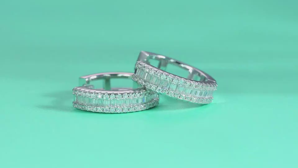 1Woven Light Luxury Fashion Diamond Earrings Stud Inlaid With Mosan Diamond Silver Ornaments Prohibit Tk Sales