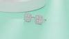 1Fog Sea - Fashionable And Luxurious Diamond Jewelry Set With Moissanite S925 Sterling Silver And Platinum-plated Stud Earrings Prohibit Tk Sales