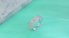 1Multi-row Diamond Ring Luxury Fashion Set Moissanite Silver Ring Prohibit Tk Sales