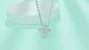 1Lucky Four-leaf Clover - A Fashionable And Luxurious Diamond Jewelry Pendant Set With Moissanite S925 Sterling Silver And Platinum Plating Prohibit Tk Sales
