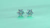 1Guardian Classic Six Claw Luxury Fashion Diamond Earrings Stud Set Mosan Diamond Silver Jewelry Prohibit Tk Sales