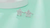 1Paris Flower - Fashionable And Luxurious Diamond Jewelry Set With Moissanite S925 Sterling Silver And Platinum-plated Stud Earrings Prohibit Tk Sales