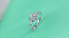 1Luxury Fashion Diamond Wedding Ring Classic Set With Moissanite Silver Ring Prohibit Tk Sales