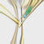 Cross Love Colorful Imitatio Gemstone Pendant Alloy Clavicle Chain