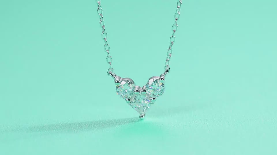 1Love In The Present - A Fashionable And Luxurious Diamond Jewelry Pendant Set With Square Moissanite S925 Sterling Silver Prohibit Tk Sales
