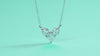 1Love In The Present - A Fashionable And Luxurious Diamond Jewelry Pendant Set With Square Moissanite S925 Sterling Silver Prohibit Tk Sales