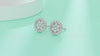 1Cosmic Conjecture - Fashionable And Luxurious Diamond Jewelry Set With Moissanite S925 Sterling Silver And Platinum-plated Stud Earrings Prohibit Tk Sales