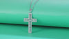 1Shelter - Fashionable Jewelry Pendant Set With Moissanite S925 Sterling Silver And Platinum-plated Cross Diamond, Moissanite Silver Jewelry Prohibit Tk Sales