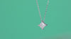 1Keep The Luxury Fashion Diamond Pendant Necklace Set With Mosan Diamond Silver Ornaments Prohibit Tk Sales