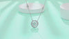 1Mobius - A Fashionable And Luxurious Diamond Jewelry Piece Set With 1-carat Moissanite S925 Sterling Silver And Platinum-plated Pendant Prohibit Tk Sales
