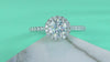 1Hug Your Lover With A Large Diamond Ring Luxury Fashion Set With Moissanite Silver Ring Prohibit Tk Sales