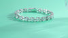1About Time Luxury Fashion Mossan Diamond S925 Silver Bracelet Comparable To Natural Diamonds Prohibit Tk Sales
