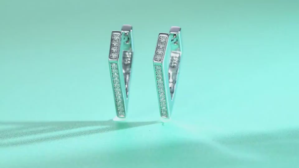1Coronation - Fashionable And Luxurious Diamond Jewelry Set With Moissanite S925 Sterling Silver And Platinum-plated Stud Earrings Prohibit Tk Sales