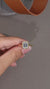 1Pagoda - A Fashionable Diamond Jewelry Piece Set With Moissanite S925 Sterling Silver And Gold-plated Diamond Ring Prohibit Tk Sales