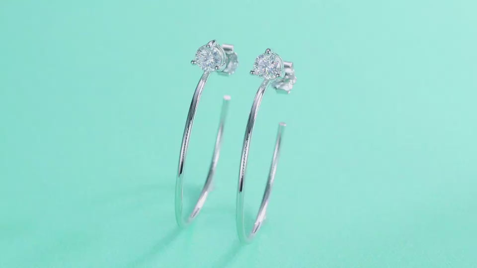 1Graceful Afternoon Diamond Set Moissanite Silver Earrings Luxury Fashion Diamond Earrings Stud Earrings Prohibit Tk Sales