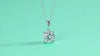 1Encounter - A Fashionable And Luxurious Diamond Jewelry Pendant Set With 1-carat Moissan Diamond S925 Sterling Silver Prohibit Tk Sales
