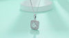 1Sugar Diamond - A Fashionable And Luxurious Diamond Jewelry Piece Set With 1-carat Moissanite S925 Sterling Silver And Platinum-plated Pendant Prohibit Tk Sales