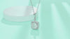 1Innocence - A Fashionable And Luxurious Diamond Jewelry Piece Set With 2-carat Moissanite S925 Sterling Silver And Platinum-plated Pendant Prohibit Tk Sales